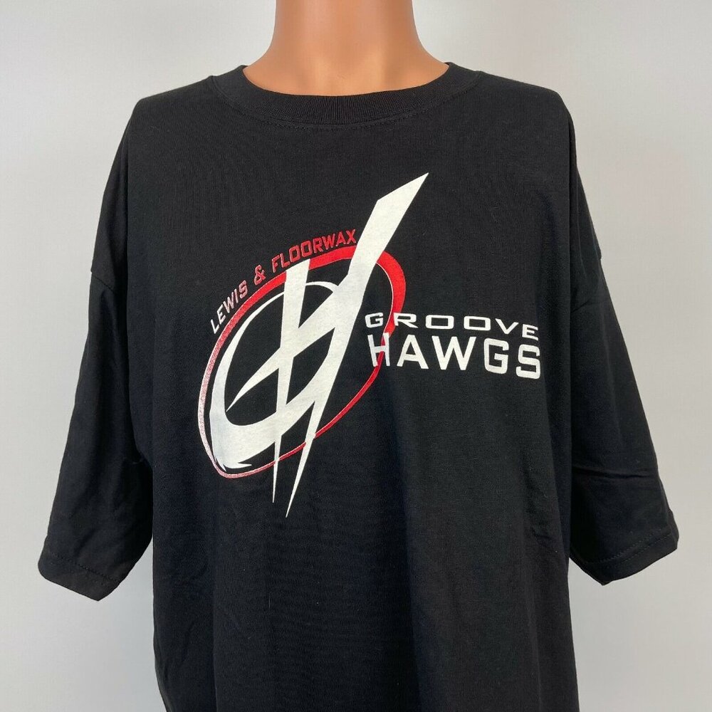 Groove Hawgs Denver Radio Show T Shirt Vintage Rick Lewis Michael Floorwax XL